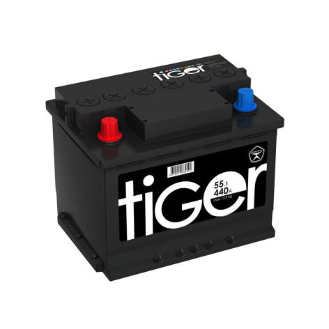 фото Аккумулятор TIGER 55 пр (L2.1, Черный, AK)