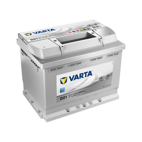 фото Автомобильный аккумулятор Varta D21 Silver Dynamic (561 400 060) 12v 61Ah 600A низкий