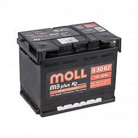 фото Автомобильный аккумулятор MOLL M3 plus 62.0