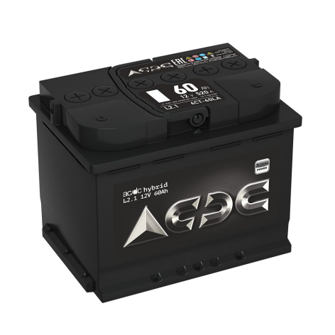 фото Аккумулятор AC/DC Hybrid 60 пр (L2.1, AL)