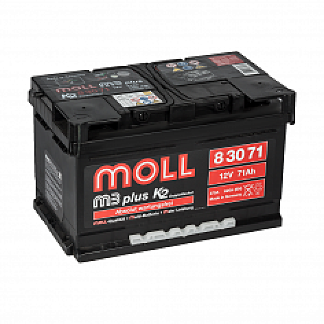 фото Автомобильный аккумулятор MOLL M3 plus 71.0