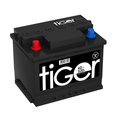 фото Аккумулятор TIGER 60 пр (L2.1, Черный, AK)