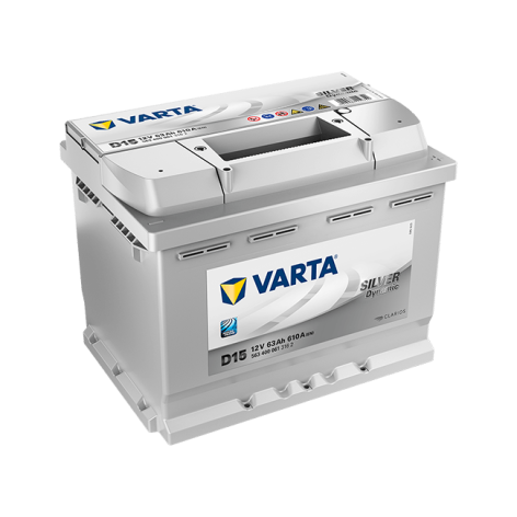 фото Автомобильный аккумулятор Varta D15 Silver Dynamic 63Ah 610A (563 400 061)
