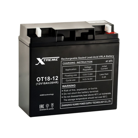 фото Аккумулятор Xtreme VRLA 12v 18Ah (OT18-12)