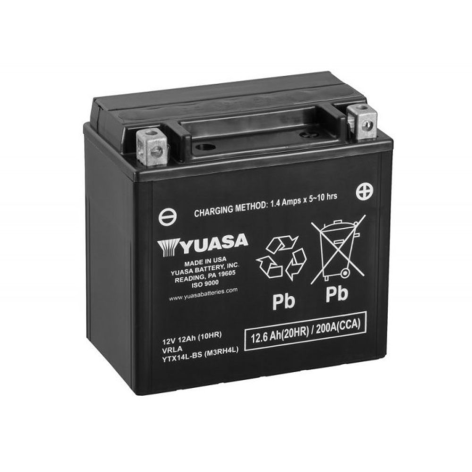 фото Мото YUASA MF YTX14L-BS (CP)