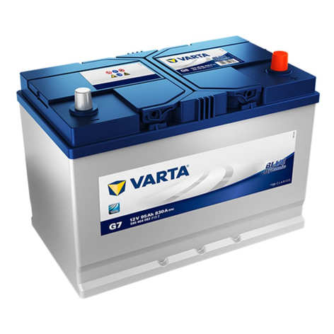 фото Автомобильный аккумулятор Varta G7 Blue Dynamic 12V 95Ah 830A (595 404 083) D31L