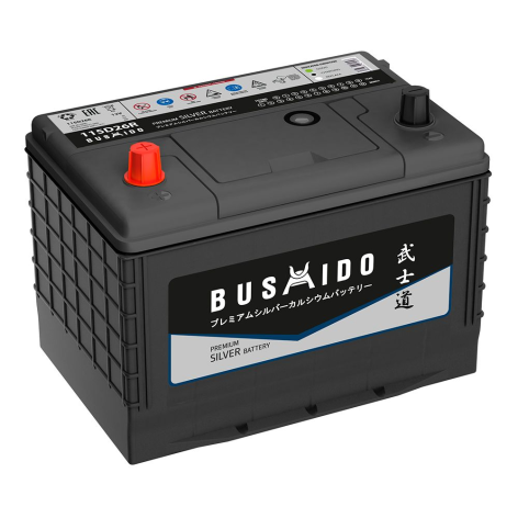 фото Аккумулятор BUSHIDO Silver  88 пр (115D26R, серый, AT)