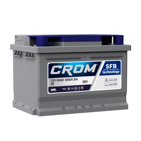фото Аккумулятор CROM 63 обр (LB2.0, низк)