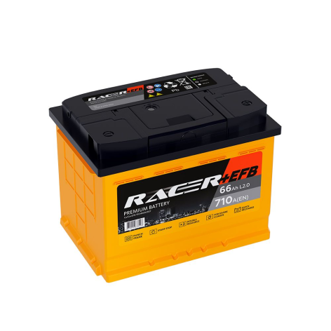 фото Аккумулятор для авто RACER +EFB 66 обр (L2.0, KN)