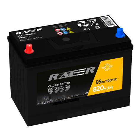 фото Аккумулятор RACER GT  95 пр (D31R, BL)
