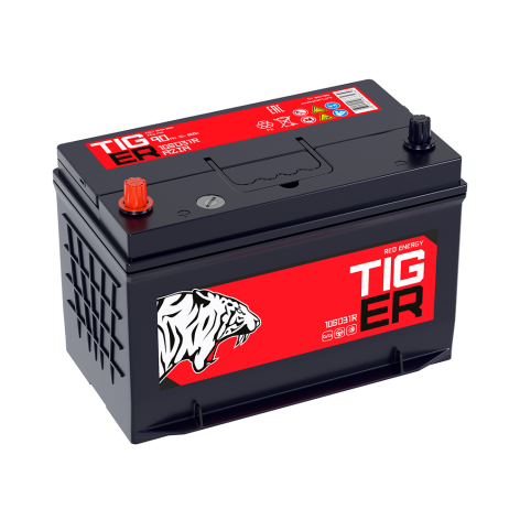 фото Аккумулятор TIGER Red Energy  90 пр (105D31R, PS)