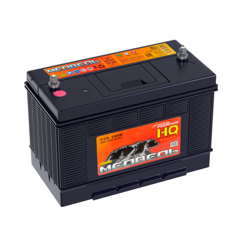 фото Аккумулятор МЕДВЕДЬ   120 уни (31S-1000, резьба, VLA)