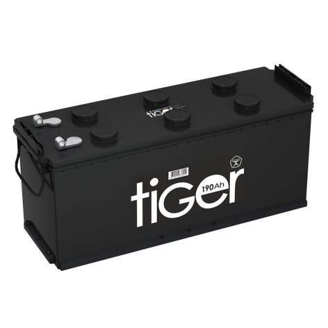 фото Аккумулятор TIGER   190 пр (B.4, болт, Черный, RZ)