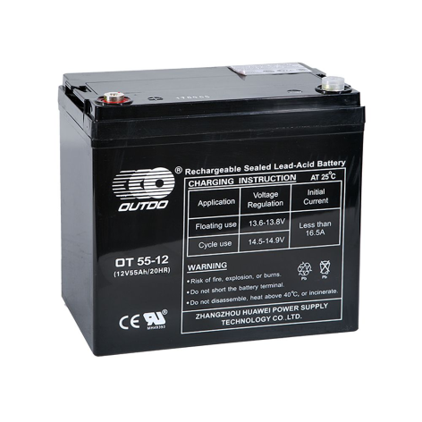 фото Аккумулятор OUTDO VRLA 12v 55Ah (OT55-12)