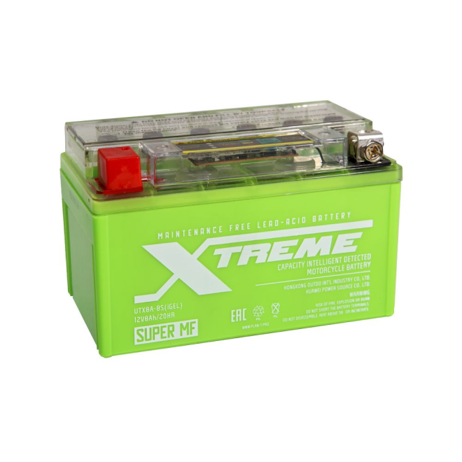 Мото аккумулятор Xtreme UTX8A(YTX7A)-BS iGEL (8Ah)