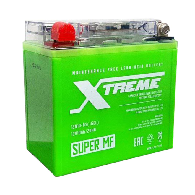 Мото аккумулятор Xtreme 12N10-BS iGEL (10Ah)