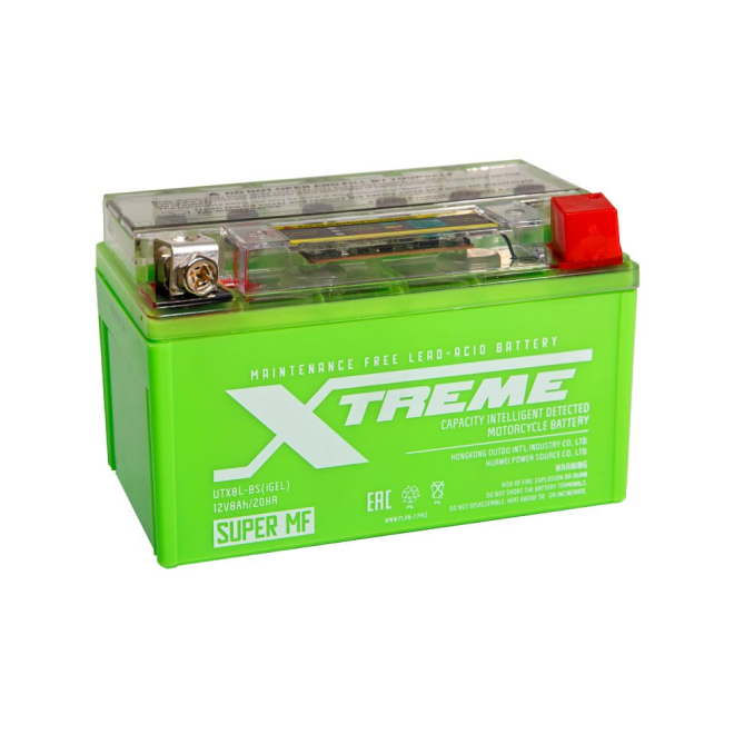 Мото  Xtreme UTX8L(YTX7L)-BS iGEL (8Ah)