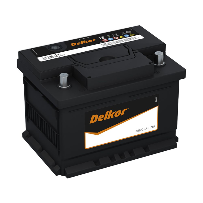 Аккумулятор DELKOR 62 обр (L2.0, 56219)