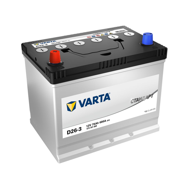 Аккумулятор VARTA Стандарт  75 пр (D26R)