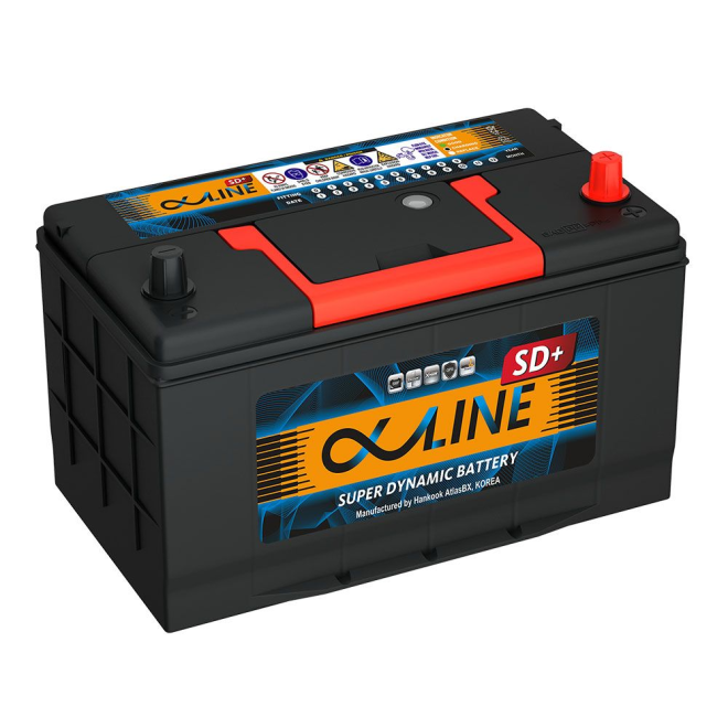 Аккумулятор ALPHALINE SD+  100 обр (115D31L)