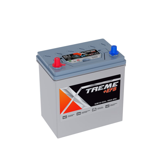 Аккумулятор XTREME +EFB  45 обр (50B19L)
