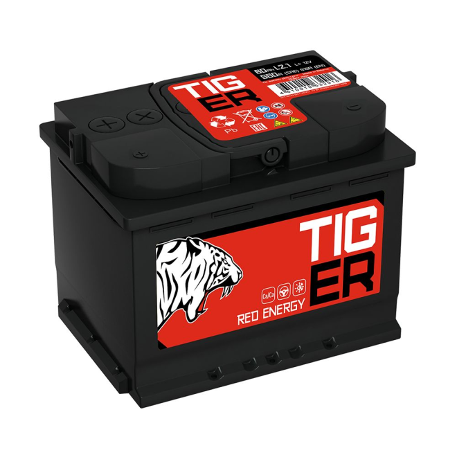 Аккумулятор TIGER Red Energy 60 пр (L2.1, BL)
