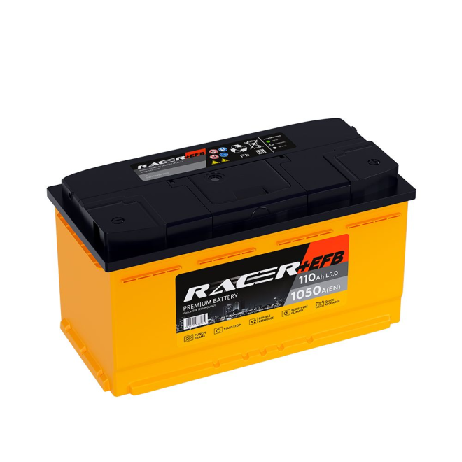 Аккумулятор RACER +EFB 110 обр (L5.0, KN)