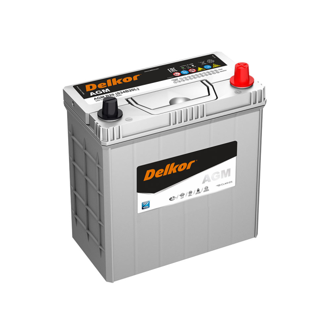 Аккумулятор DELKOR AGM  35 обр (S34B20L)