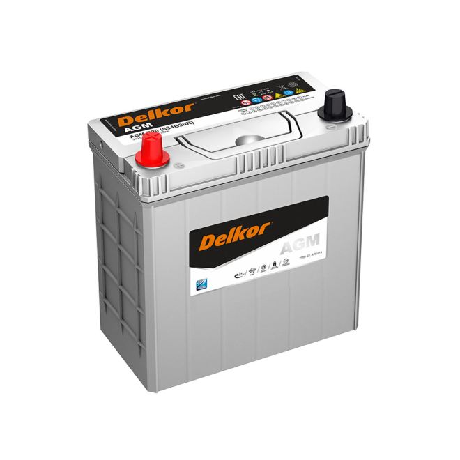 Аккумулятор DELKOR AGM  35 пр (S34B20R)