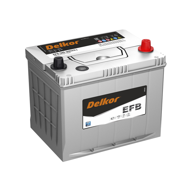 Аккумулятор DELKOR EFB  70 обр (95D23L)