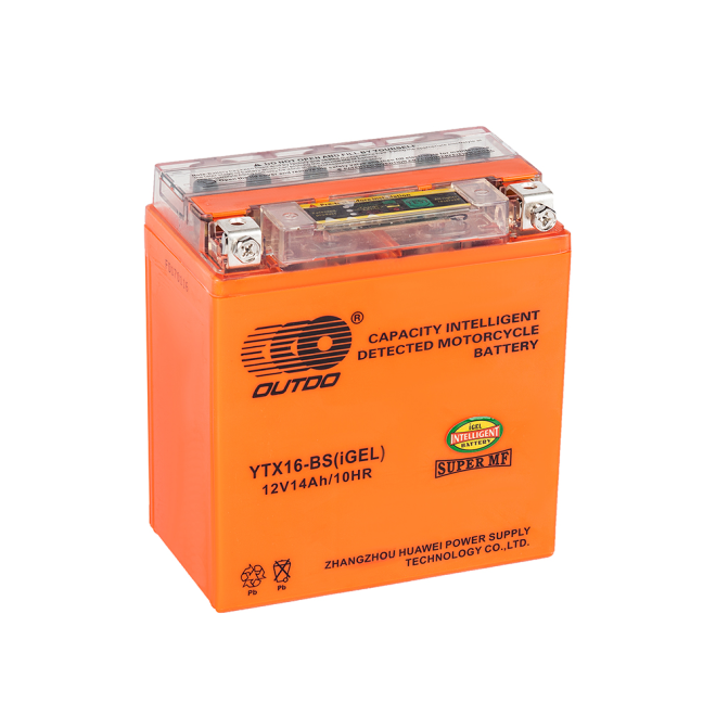 Мото аккумулятор 14Ah OUTDO UTX16(YTX16)-BS iGEL