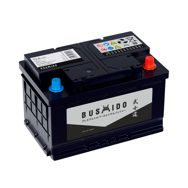 Аккумулятор BUSHIDO SJ 75 обр (LB3.0, низк, HO)