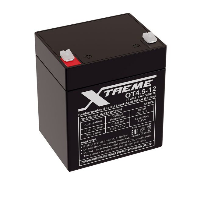 Xtreme VRLA 12v    4.5Ah (OT4.5-12)