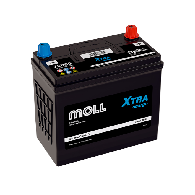 Аккумулятор MOLL XTRA CHARGE  50 пр (B24RS, станд кл, 75050)