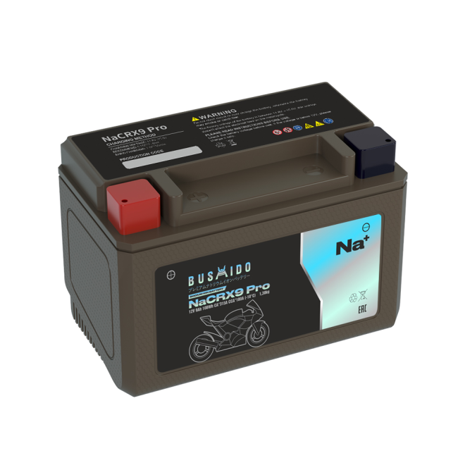 Мото BUSHIDO NaCRX9 pro (YTX9-BS, 9Ah) пр